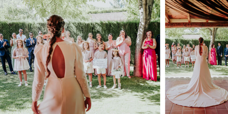 Novia vestida de Eliz Smis, miriam alegria, fotografia de boda