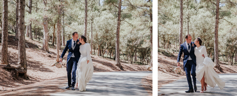 Novia vestida de Eliz Smis, miriam alegria, fotografia de boda